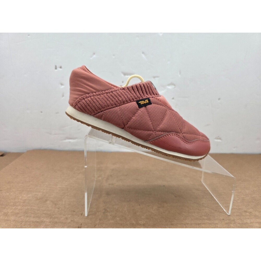 Teva ReEMBER Aragon Pink  Moc Quilted Collapsible Heel Women's Shoes  Size 6
